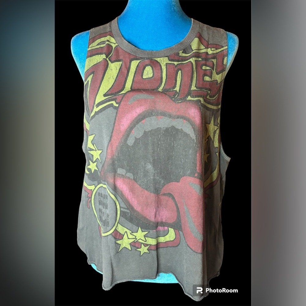 American Eagle/rolling stones sleeveless tee